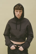 Load image into Gallery viewer, Altuzarra_Cropped Hooded Sweatshirt-Black