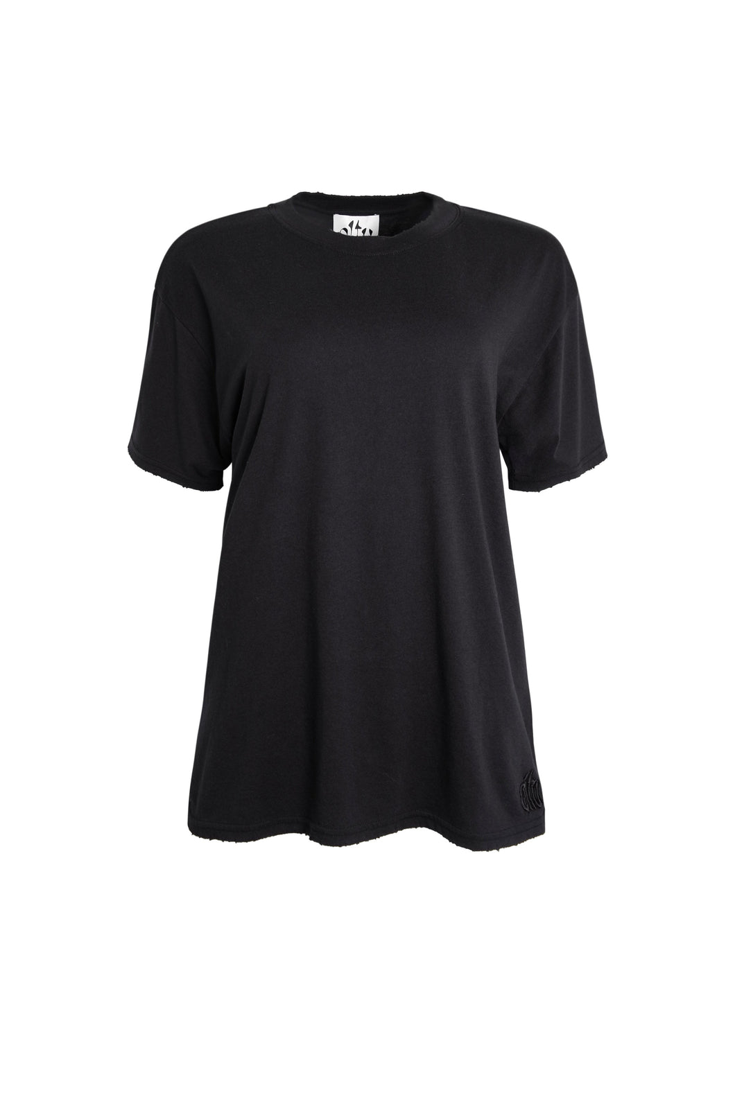 Altuzarra_Distressed T Shirt-Black