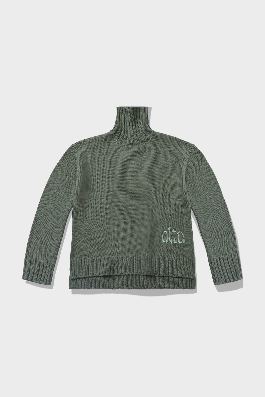 Altuzarra_Embroidered Logo Sweater-Matcha