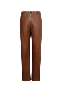 Altuzarra_Leather Workwear Pant-Tanned Saddle