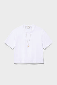 Altuzarra_Necklace Crop T-Shirt-Optic White