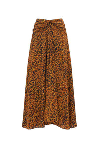 Altuzarra_'Pythia' Skirt-Golden Ochre Feather