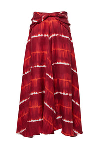 Altuzarra_'Pythia' Skirt-Syrah Gradient Shibori